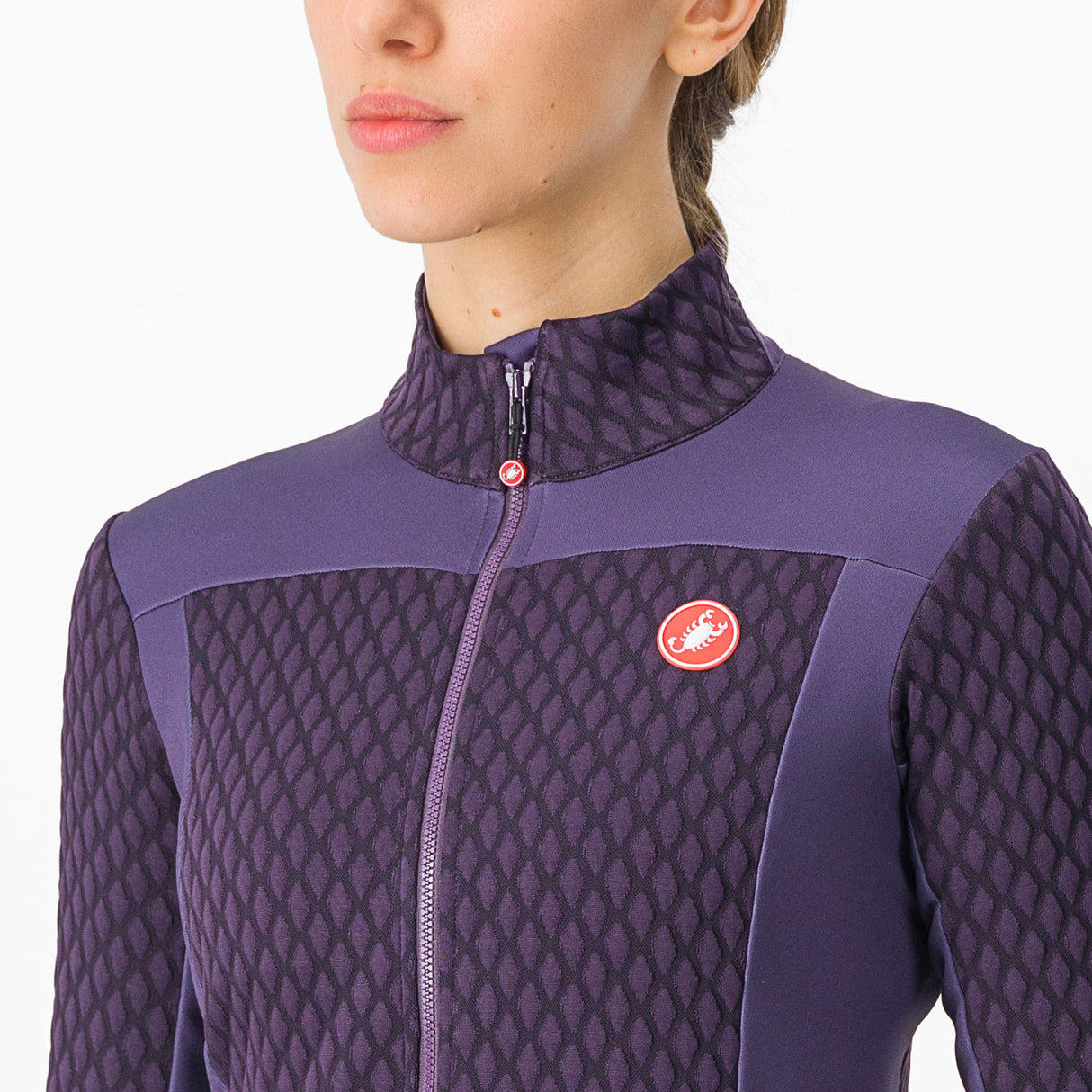 Maglia maniche lunghe donna Castelli Sfida 2 - Viola - O
