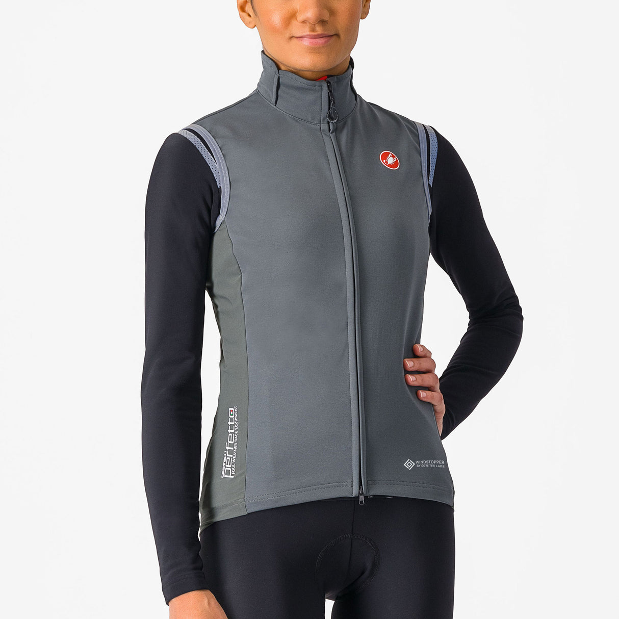 Gilet donna Castelli Perfetto RoS 2 - Grigio - L