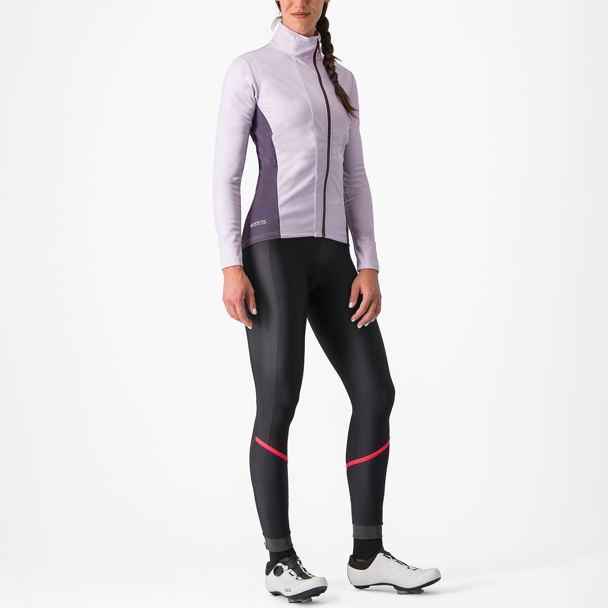 Calzamaglia senza bretelle donna Castelli Velocissima DT - Rosa scuro - I