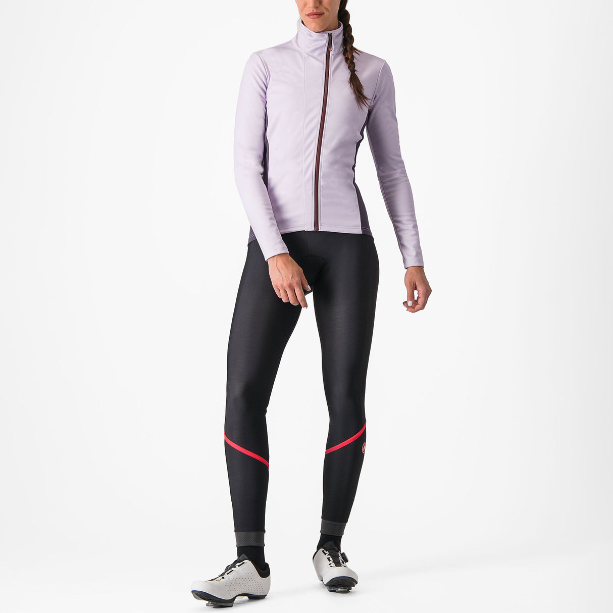 Calzamaglia senza bretelle donna Castelli Velocissima DT - Rosa scuro - L