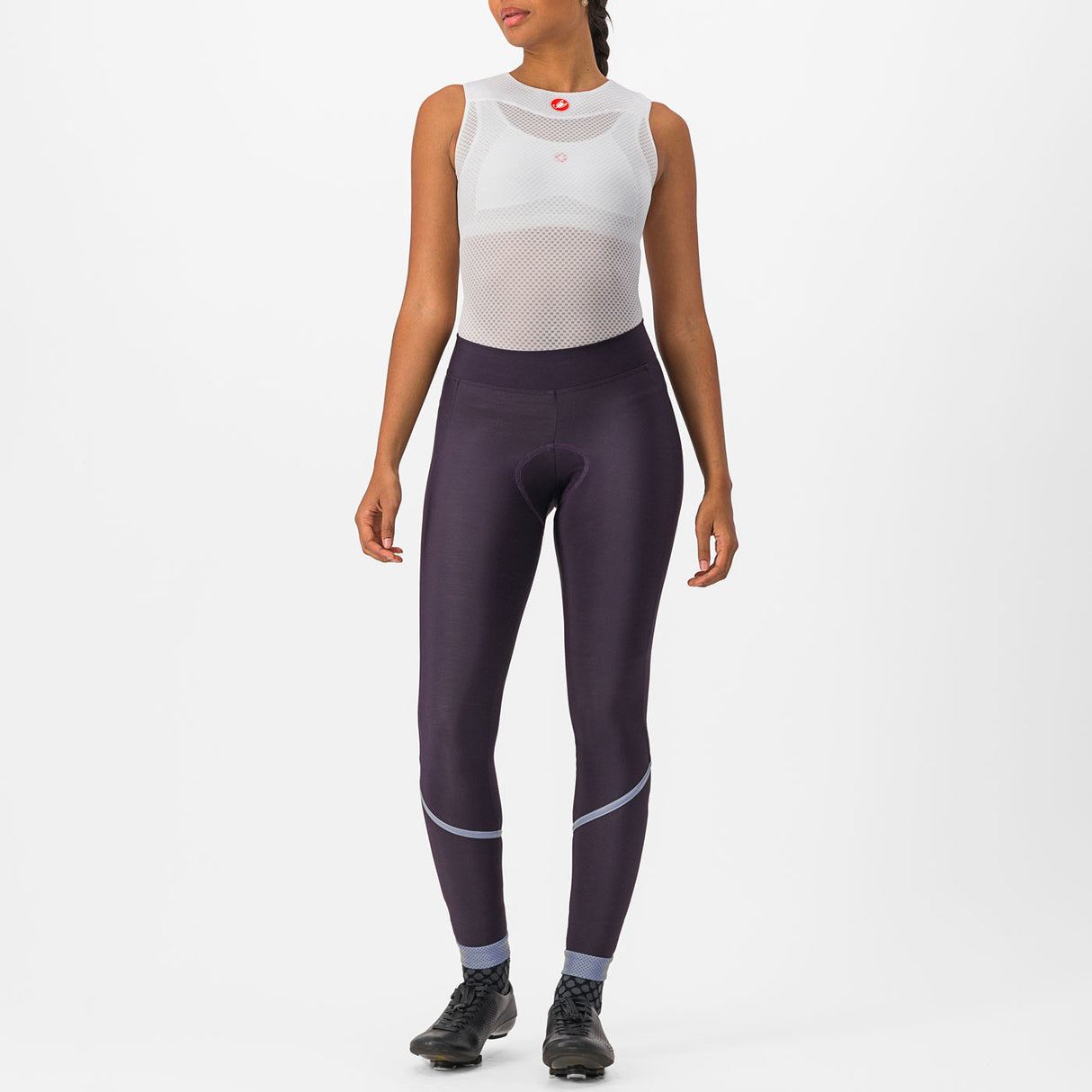 Calzamaglia senza bretelle donna Castelli Velocissima DT - Viola - M