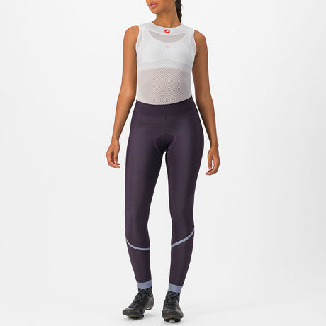Calzamaglia senza bretelle donna Castelli Velocissima DT - Viola - M