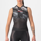 Maglia donna senza maniche Castelli Insider - Nero - B