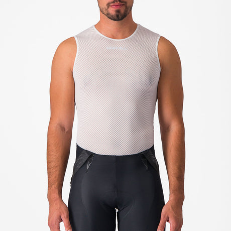 Maglia intima senza maniche Castelli Pro Mesh 2.0 - Bianco - D