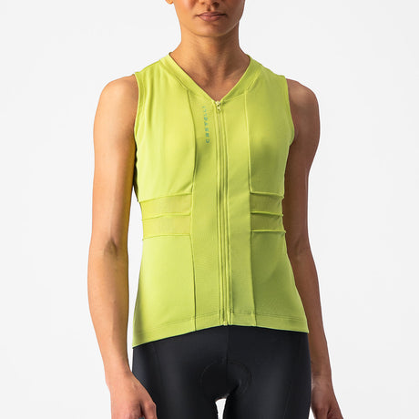 Maglia donna senza maniche Castelli Anima 4 - Verde - M