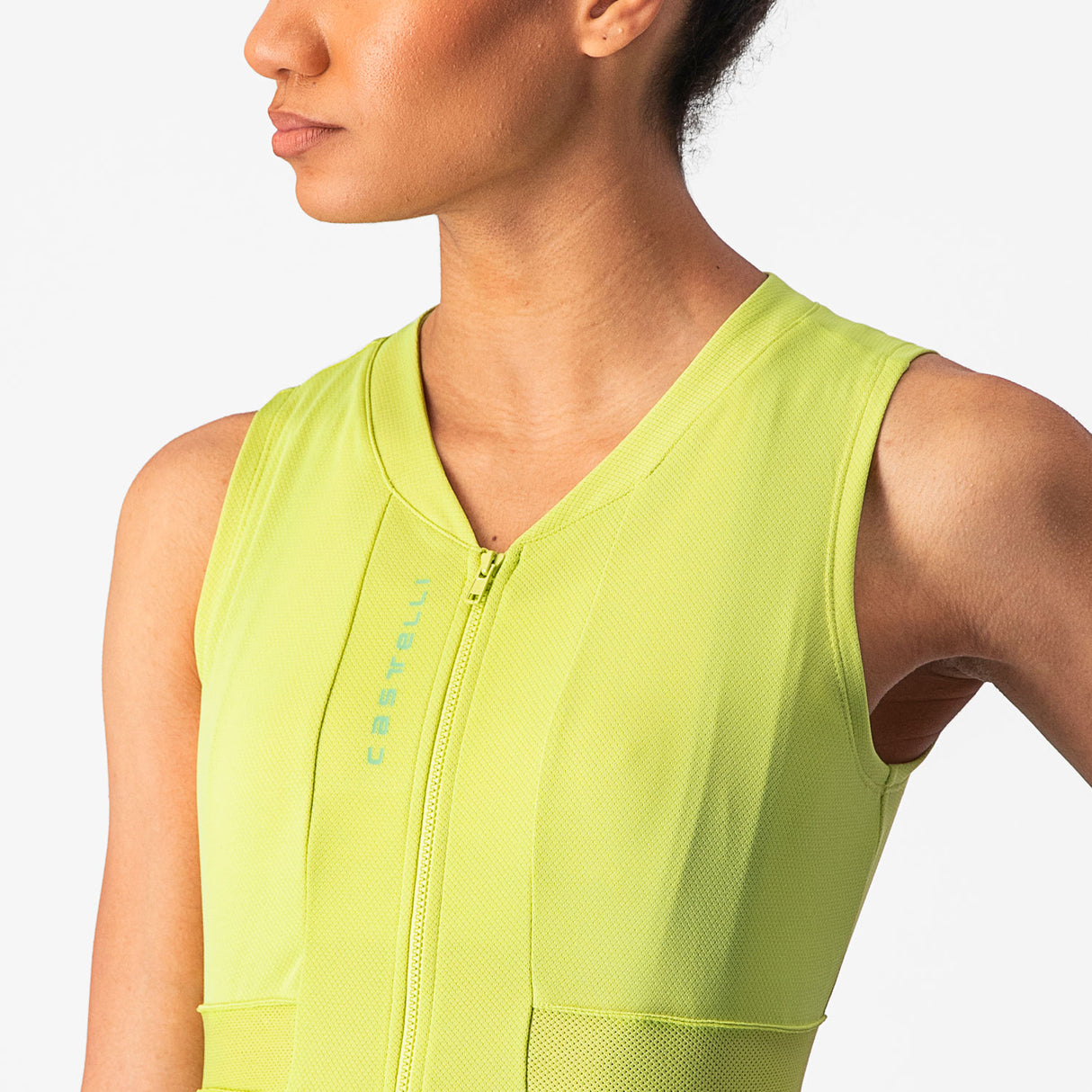 Maglia donna senza maniche Castelli Anima 4 - Verde - B