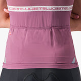 Top donna Castelli Bavette - Viola bianco - F