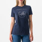 T-Shirt donna Castelli Pedalare - Blu - O