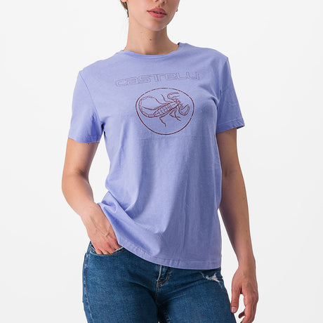 T-Shirt donna Castelli Pedalare - Viola - F