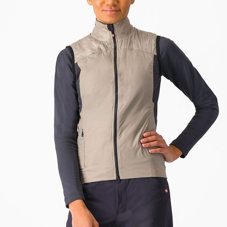 Gilet donna Castelli Unlimited Puffy - Beige - A