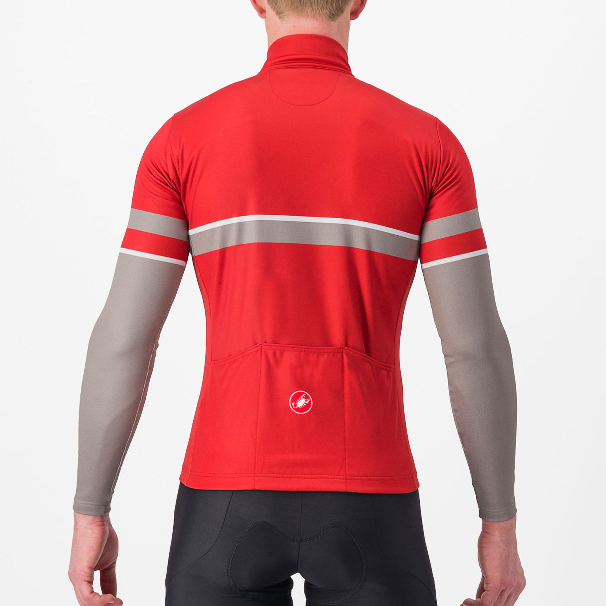 Maglia maniche lunghe Castelli Retta - Rosso - C