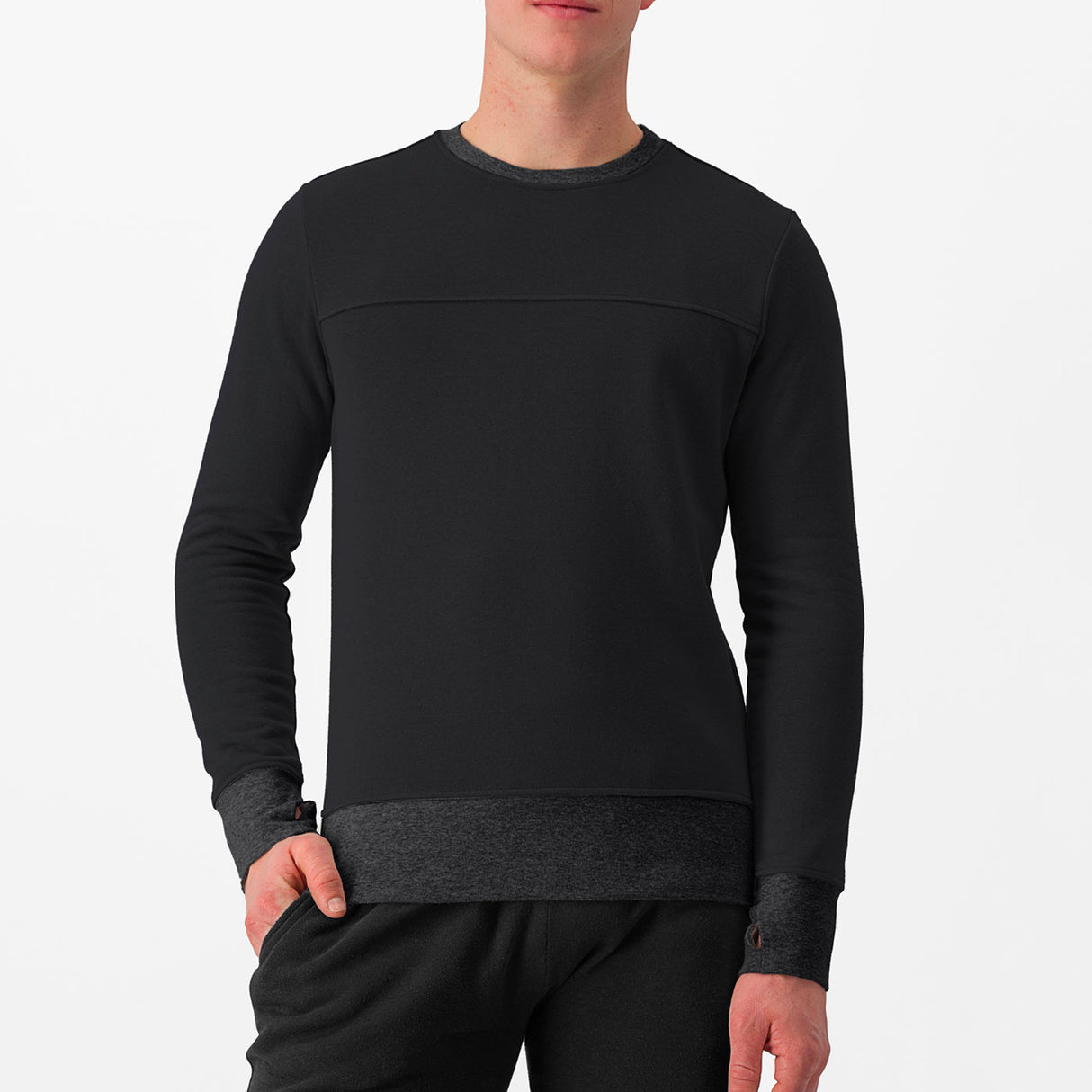 Felpa Castelli Logo - Nero - C