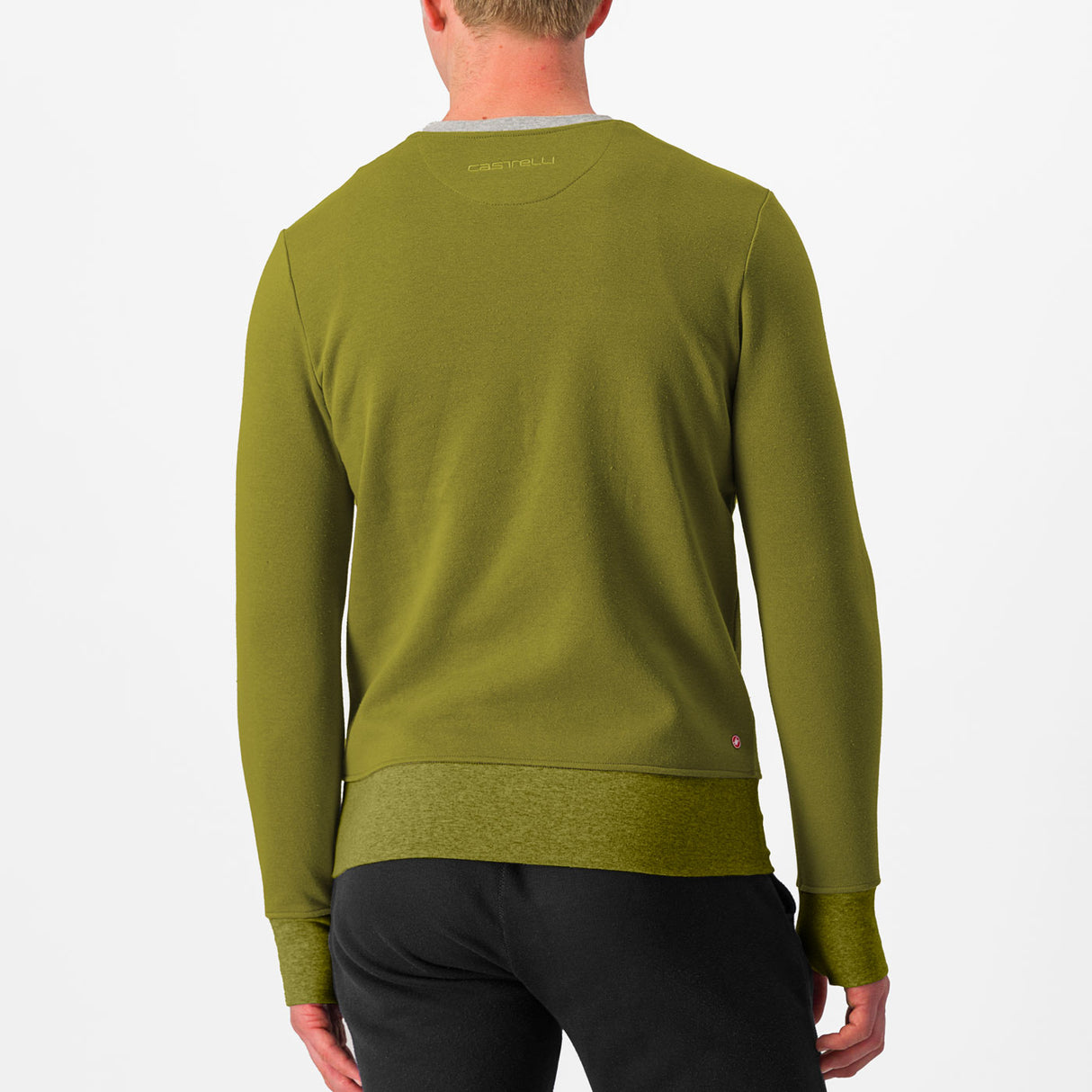 Felpa Castelli Logo - Verde - B