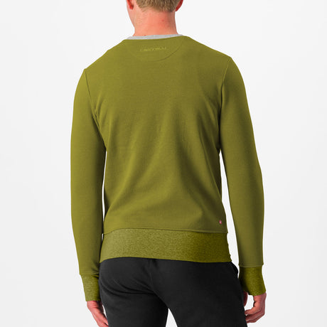 Felpa Castelli Logo - Verde - B