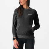 Felpa donna Castelli Logo - Nero - A