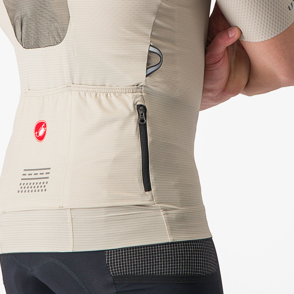 Maglia Castelli Unlimited Pro - Beige - O