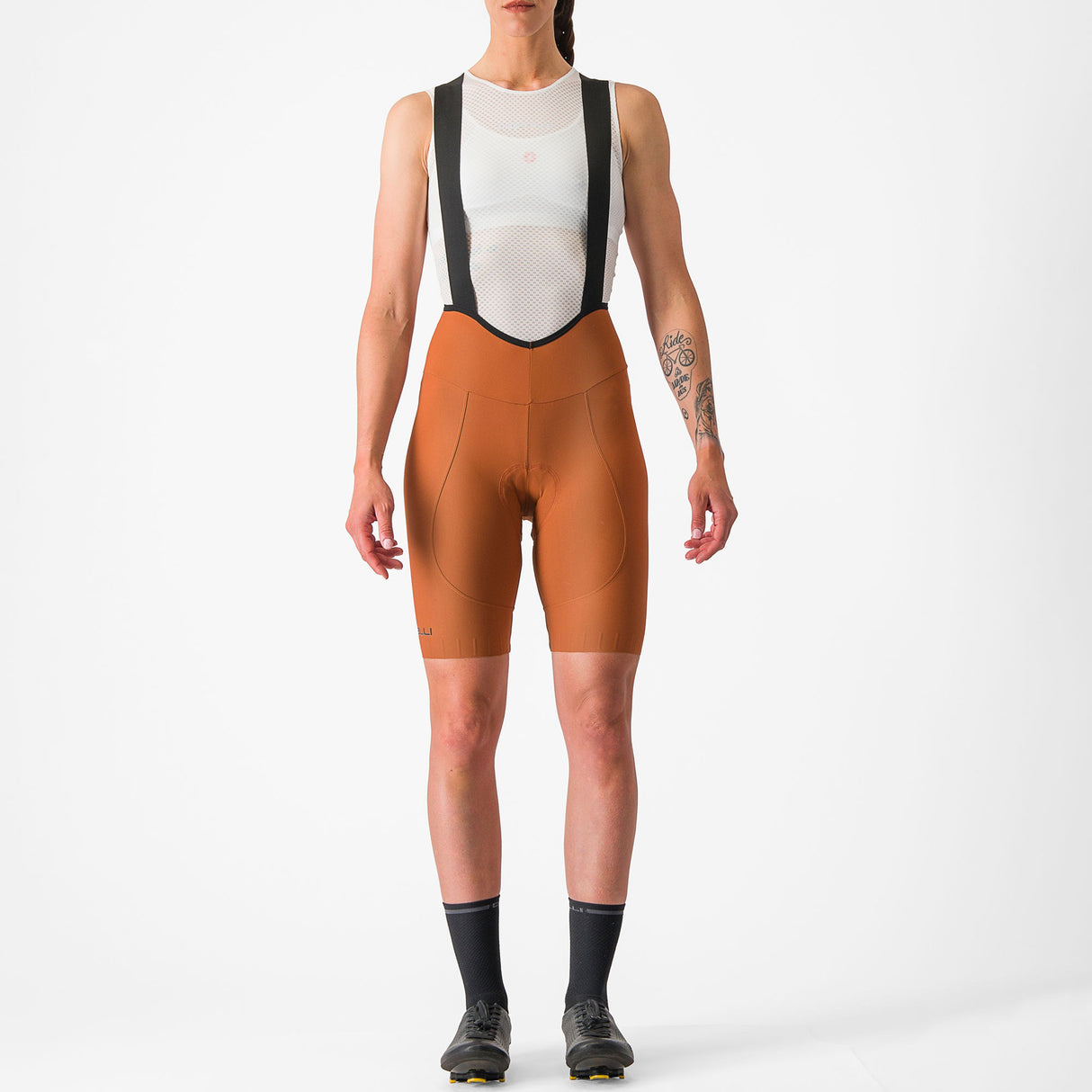 Salopette donna Castelli Espresso DT - Arancio - D