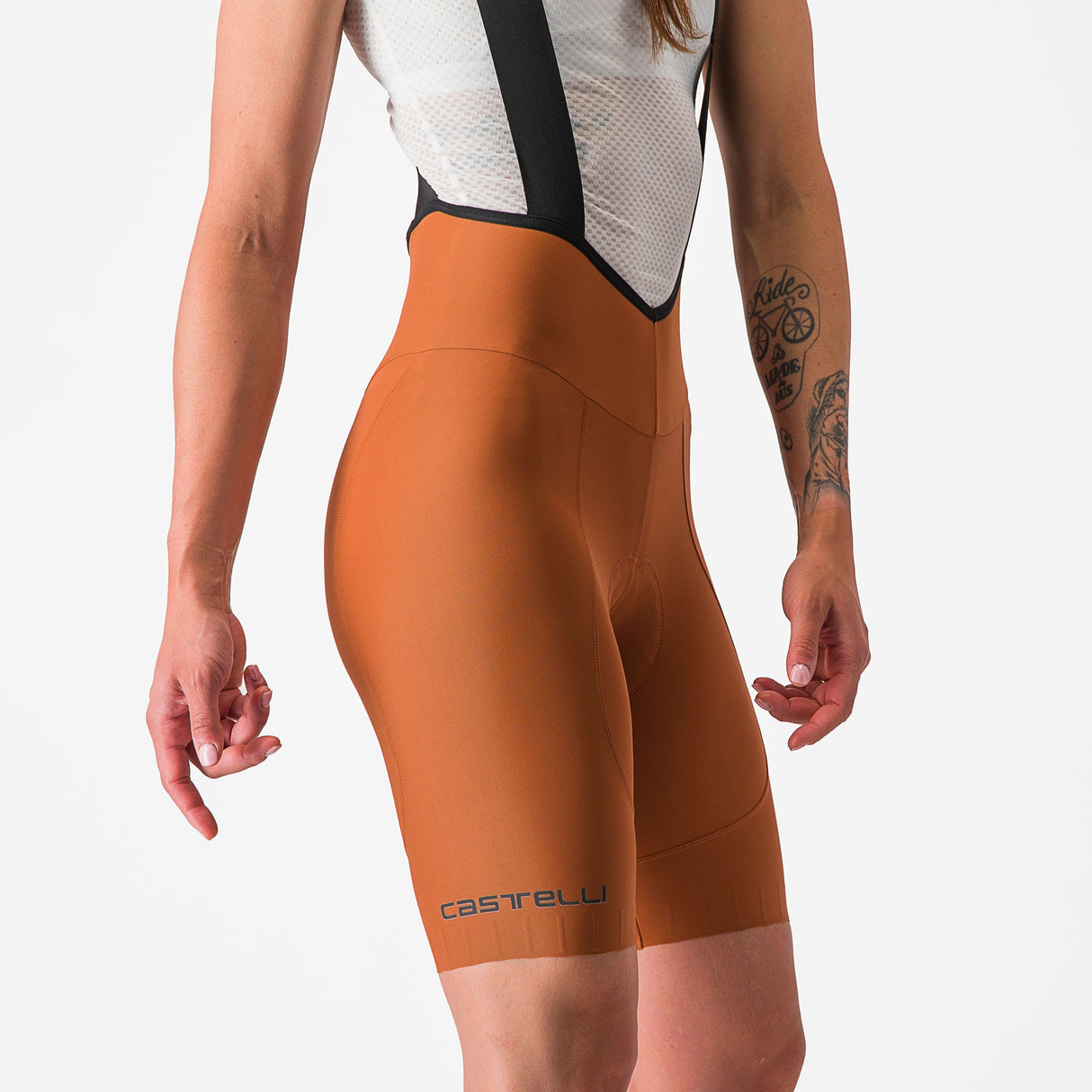 Salopette donna Castelli Espresso DT - Arancio - H