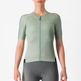 Maglia donna Castelli Espresso - Verde scuro - L