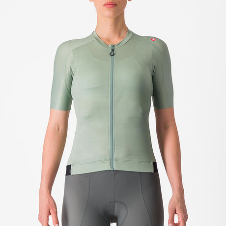 Maglia donna Castelli Espresso - Verde scuro - L