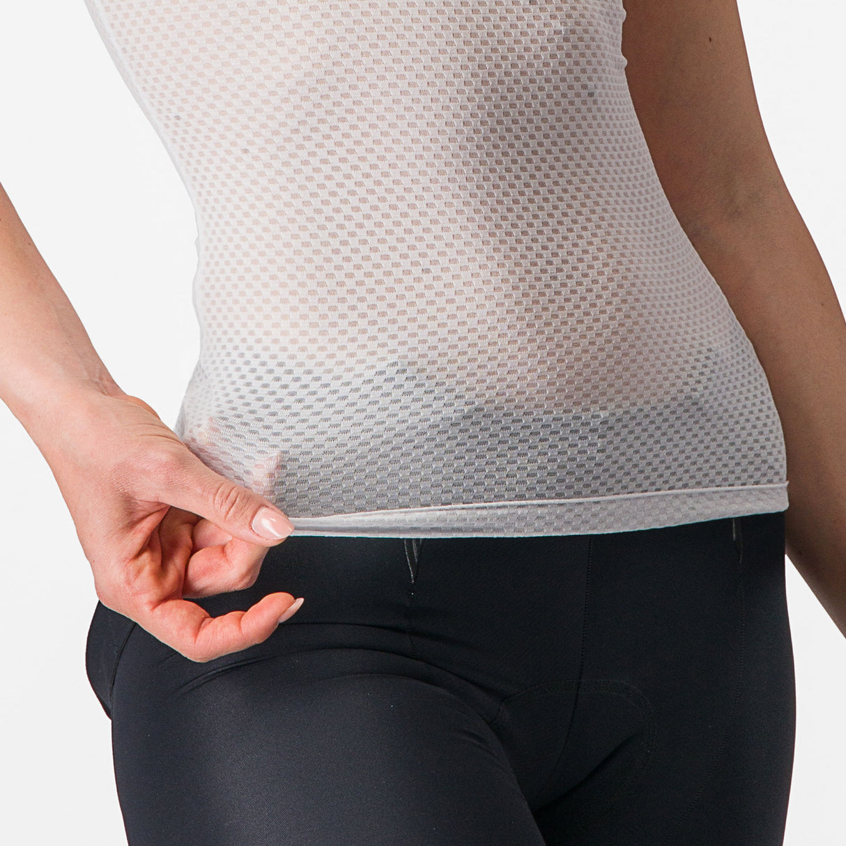 Maglia intima senza maniche donna Castelli Pro Mesh 4 - Bianco - H