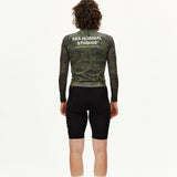 Langarm-Trikot damen Pas Normal Studios Essential Light AOP Grain - Grün
