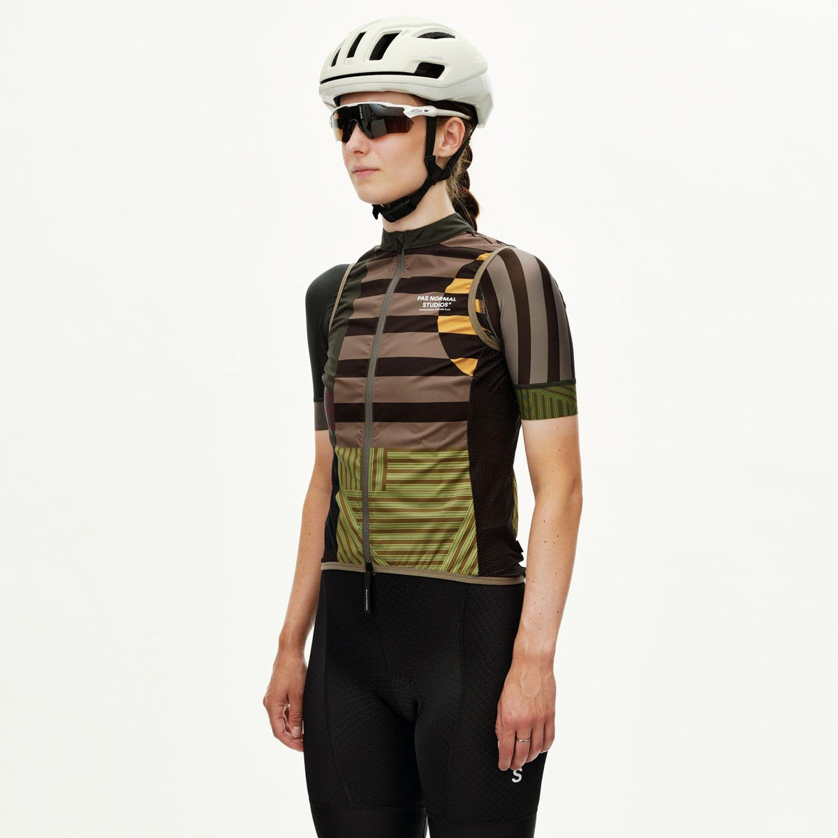 Women's Pas Normal Studios Mechanism Stow Away AOP International Gilet - Green