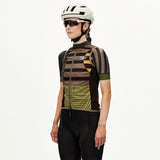 Women's Pas Normal Studios Mechanism Stow Away AOP International Gilet - Green