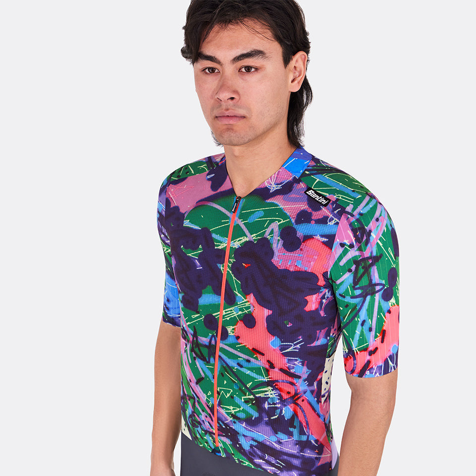 Maglia Santini Redux Loud - Multicolore - C