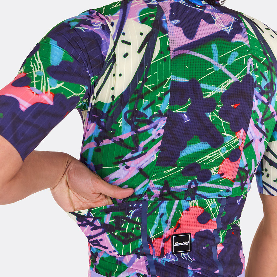 Maglia Santini Redux Loud - Multicolore - D