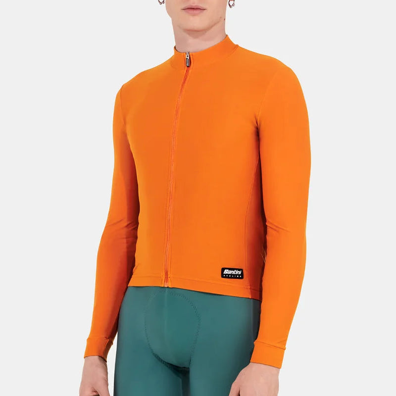 Maillot manches longues Santini RTR - Orange clair