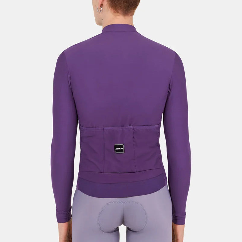 Santini RTR langarmtrikot - Melanzana