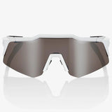 Brille 100% Speedcraft XS - Matte White HiPER Silver Mirror