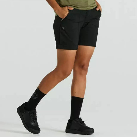 Pantaloni donna Specialized/Fjällräven Rider's Hybrid - Nero - O