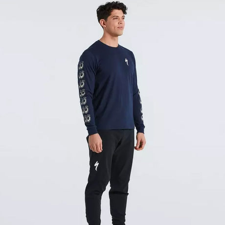 Maglia maniche lunghe Specialized Special Eyes - Blu - P