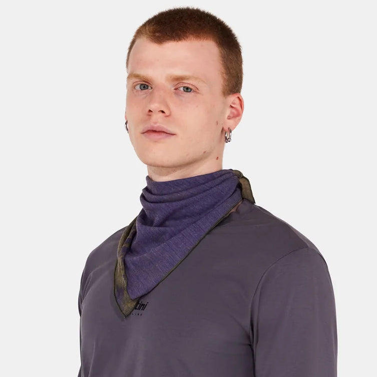 Santini Explorer Wool foulard - Ocra