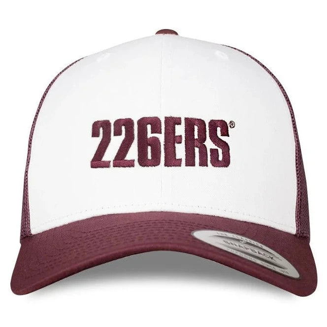 226ers Retro Trucker Cap - Bordeaux