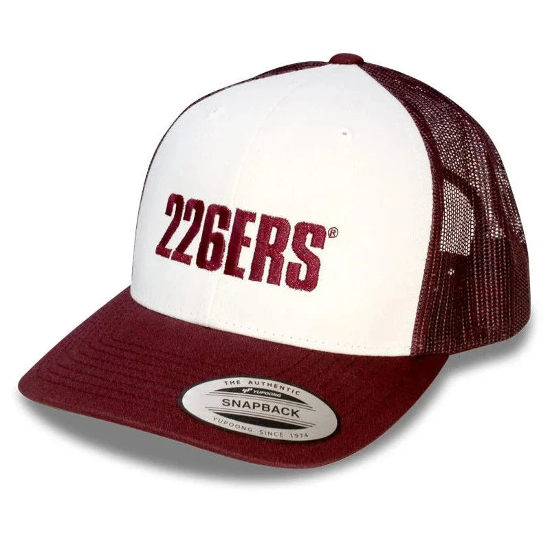 226ers Retro Trucker Cap - Bordeaux