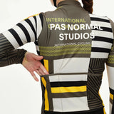 Jersey women's long sleeve Pas Normal Studios Mechanism AOP International - Beige