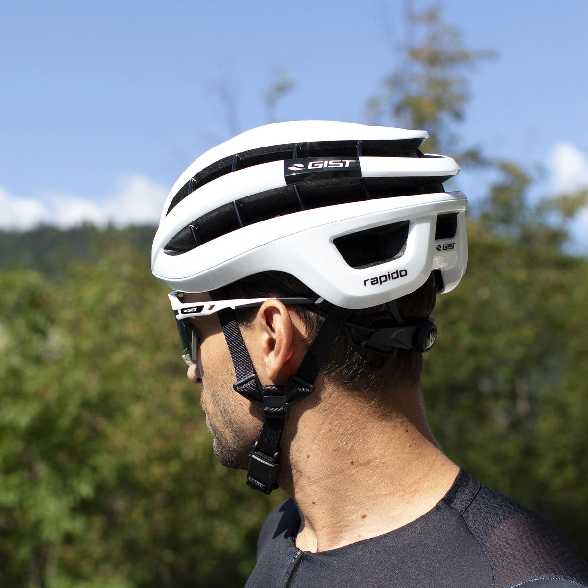 Gist Rapido Helmet - Glossy White