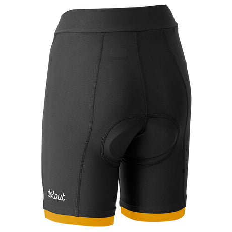 Pantaloncini donna Dotout Instinct Pro - Nero giallo - P