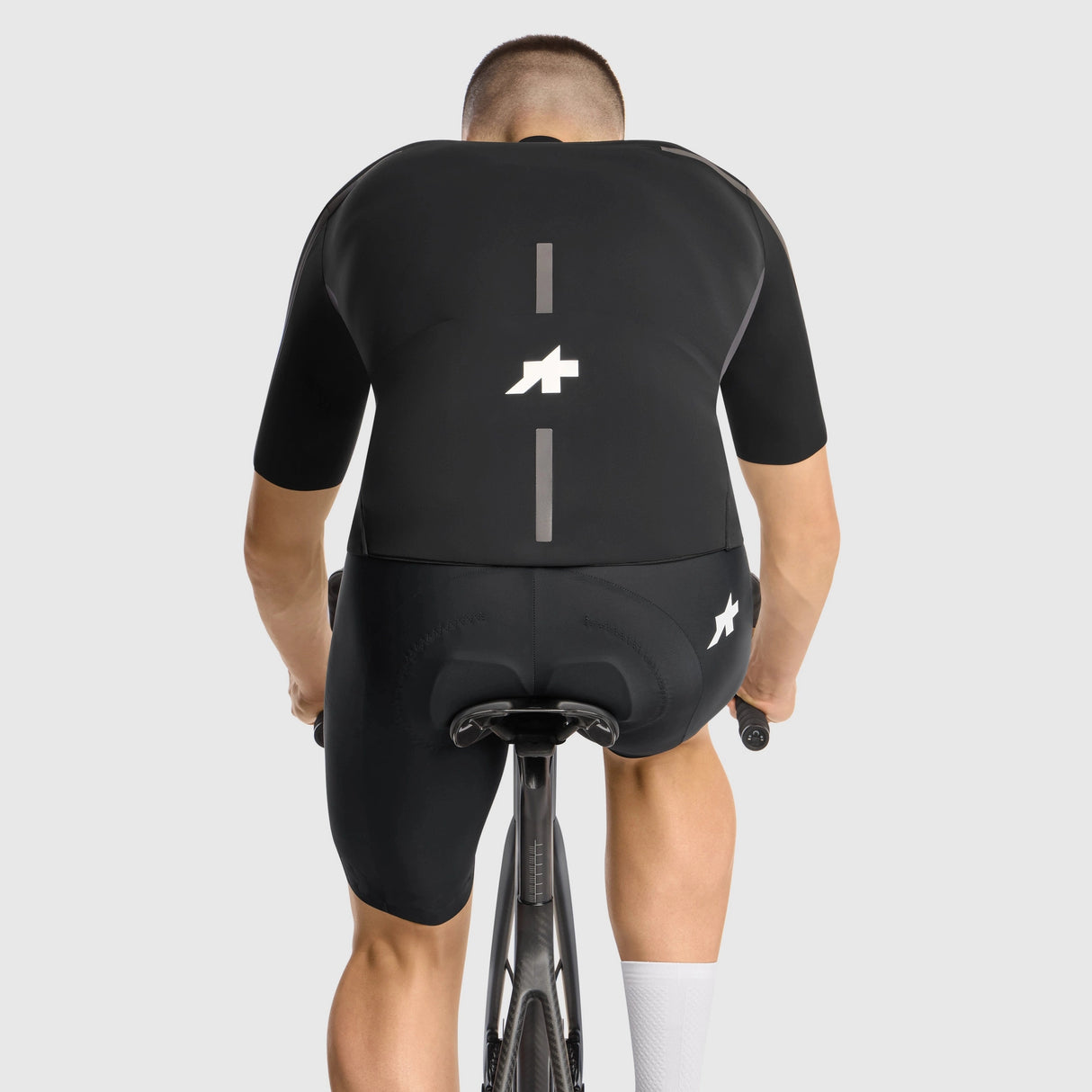 Maillot Assos Equipe R Thermo Rain S11 - Noir