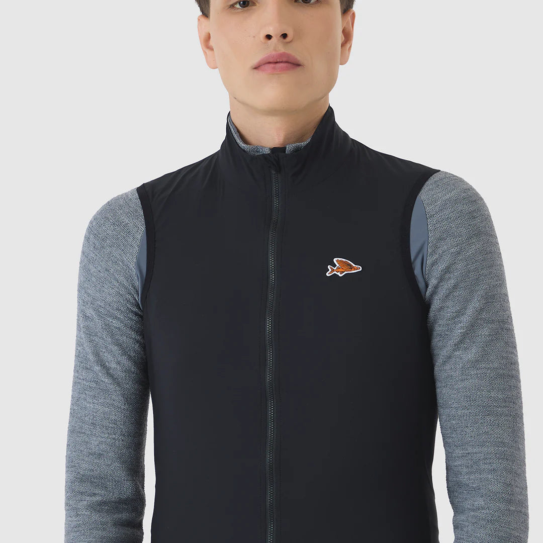 Gilet Cafe du Cycliste Edith - Nero - F