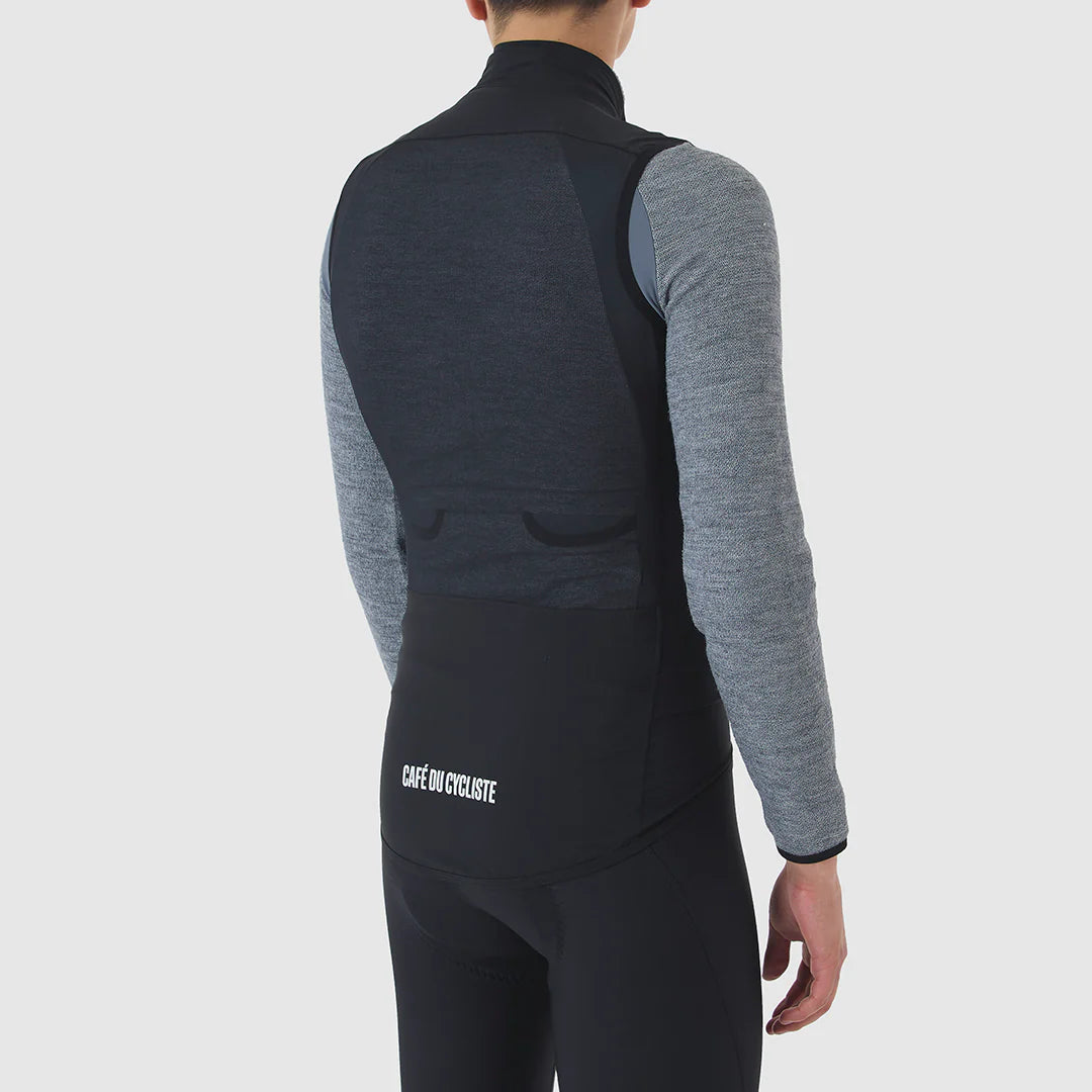 Gilet Cafe du Cycliste Edith - Nero - H