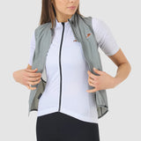 Gilet donna Cafe du Cycliste Edith - Grigio - L