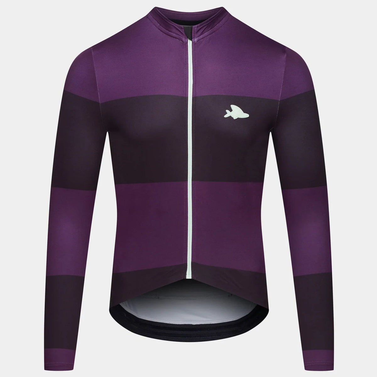 Maglia maniche lunghe Cafe du Cycliste Constance - Viola - Q