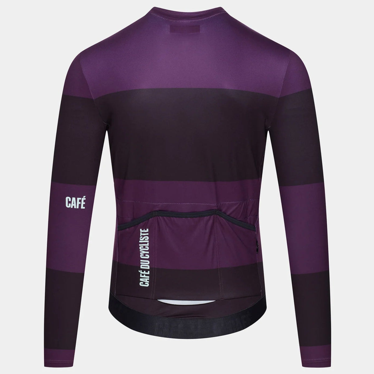 Maglia maniche lunghe Cafe du Cycliste Constance - Viola - A