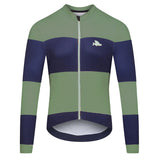 Maglia maniche lunghe Cafe du Cycliste Constance - Blu - I