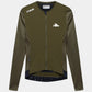 Maglia maniche lunghe Cafe du Cycliste Roxane - Verde - L