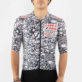 Maglia Cafe du Cycliste Ultralight Angeline Pain - Nero bianco